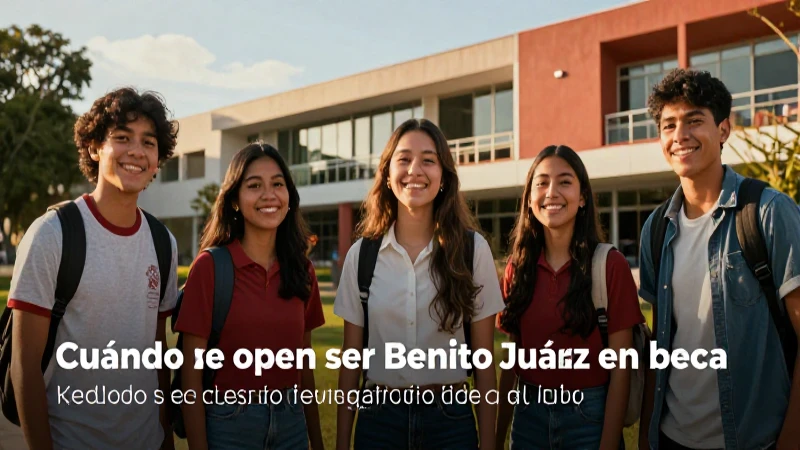 Requisitos para la beca Benito Juárez
