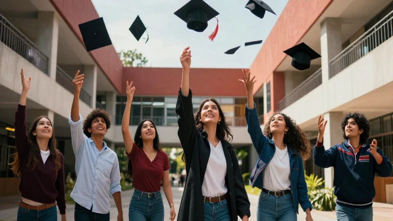 Éxito universitario de jóvenes mexicanos