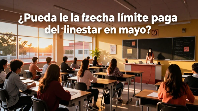 ¿Cuál es la fecha límite de pago de mayo?