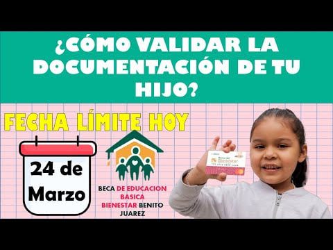 Fecha límite registro Beca Benito Juárez