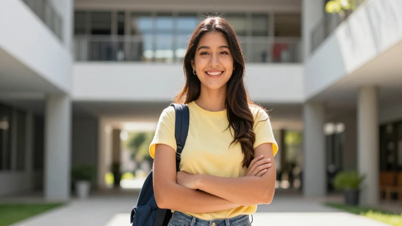 Estudiante mexicano con futuro brillante y profesional