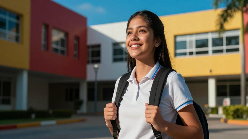 Estudiante mexicano triunfa en campus vibrante