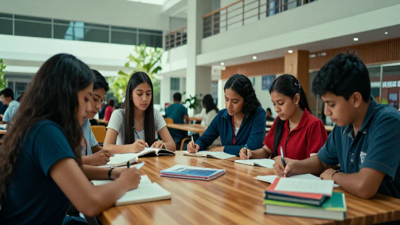 Estudiantes mexicanos preparan su beca Benito Juárez
