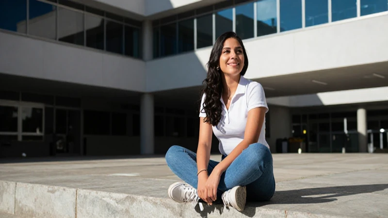 Estudiante mexicano exitoso en universidad