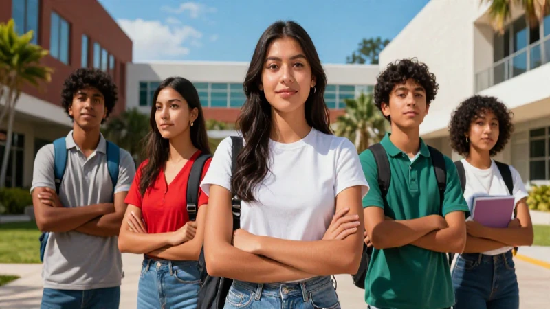Éxito académico de estudiante mexicano moderno