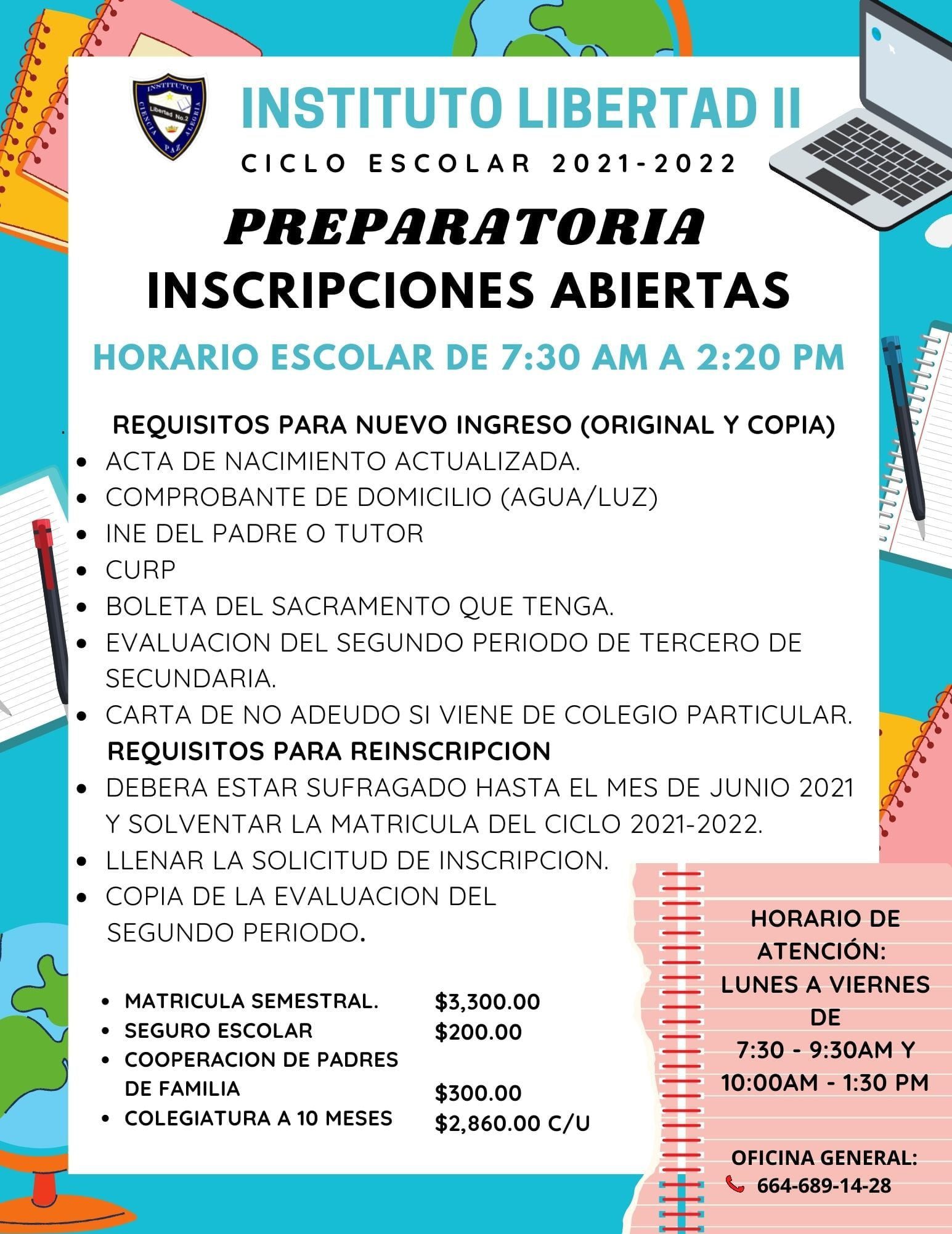Fechas de inscripción para la preparatoria 22: ¡Infórmate aquí!