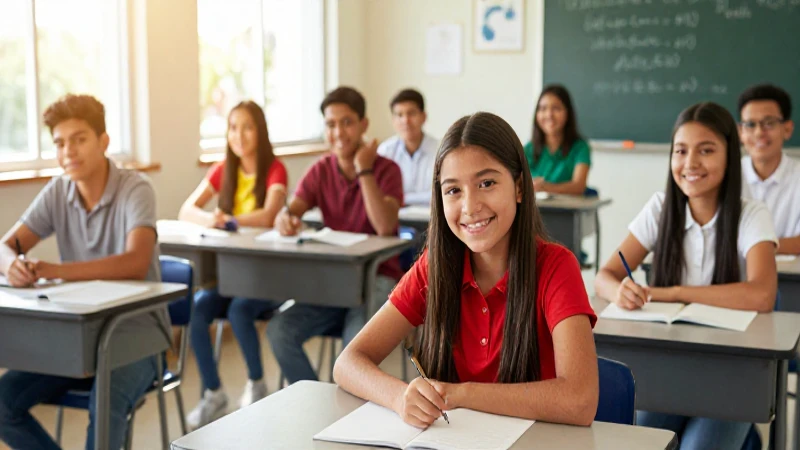 Estudiantes mexicanos son dinámicos en luz dorada