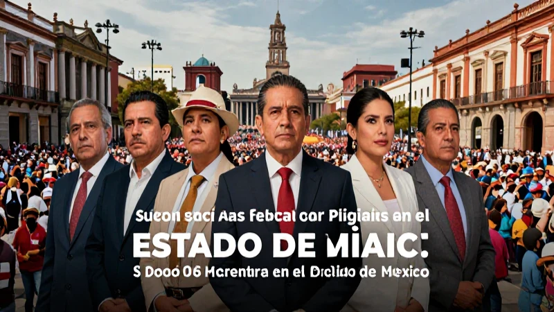 Primarias en Estado de México: Imagen política impactante