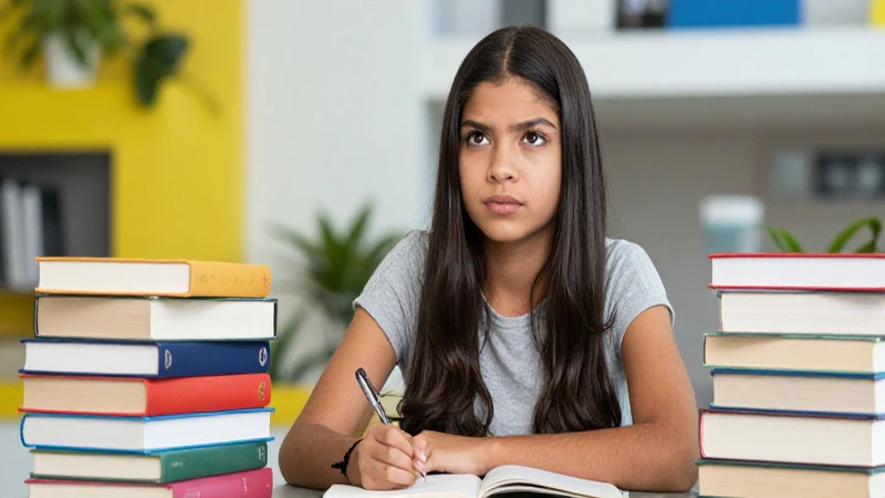 Estudiante mexicano determinado en campus moderno