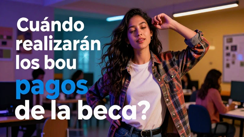 Consulta sobre fechas de pago de la beca
