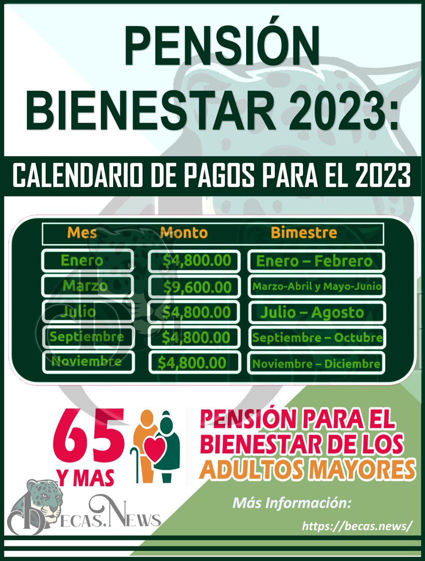 Fechas De Pago De Pensiones Del Programa De Bienestar - ¡NO TE PIERDAS ...