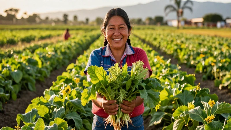 Alegría mexicana en campo vibrante