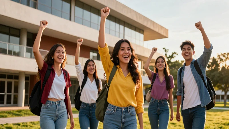Éxito universitario vibrante en México