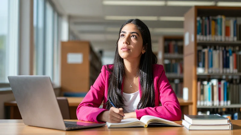 Estudiante mexicana aspirando al éxito