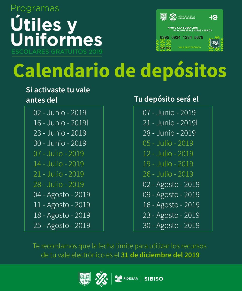 Fechas y Lugares de Depósito de Útiles y Uniformes Escolares: ¿Cuándo y Dónde?