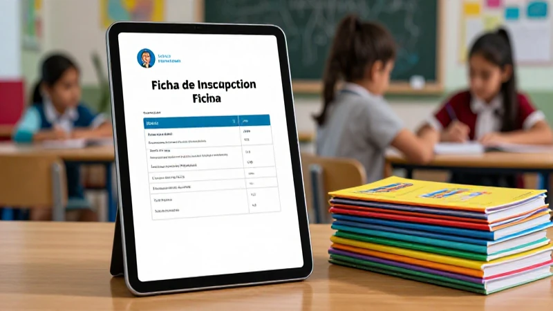 Descarga la ficha de inscripción primaria del Estado de México