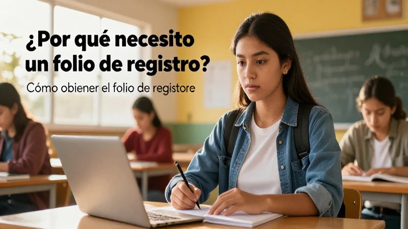 Obtén tu folio de registro para COMIPEMS