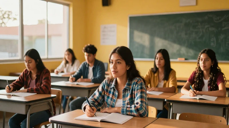 Imagen atractiva de progreso educativo