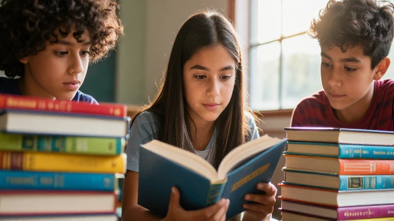 Joven estudiante mexicano lee libros bajo luz dramática