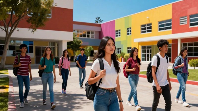 Jóvenes mexicanos triunfan en moderno campus