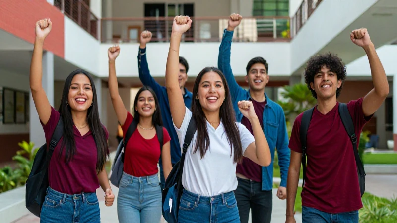 Estudiantes mexicanos celebran éxito académico en el campus