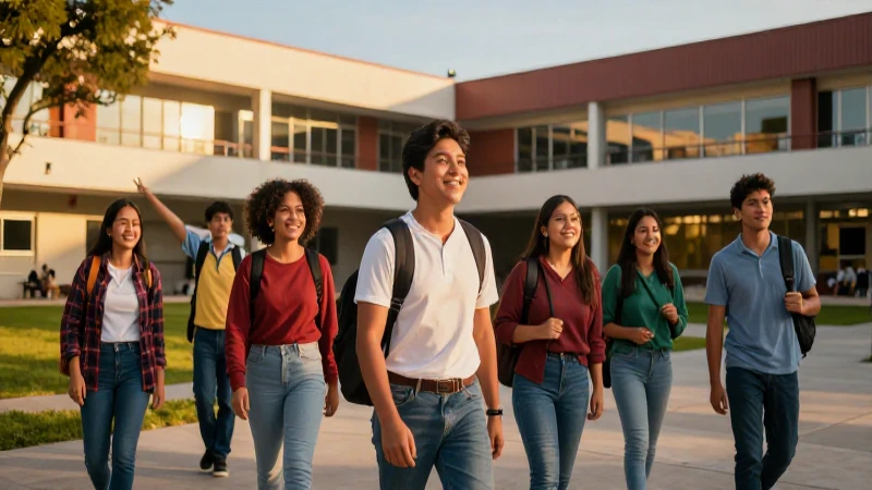 Cuáles son las funciones y programas de la Secretaría de Bienestar en Zacatecas 11 Estudiantes mexicanos alegres en campus moderno