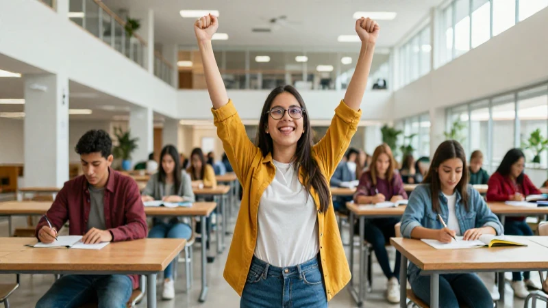 Estudiante mexicano triunfa en campus moderno