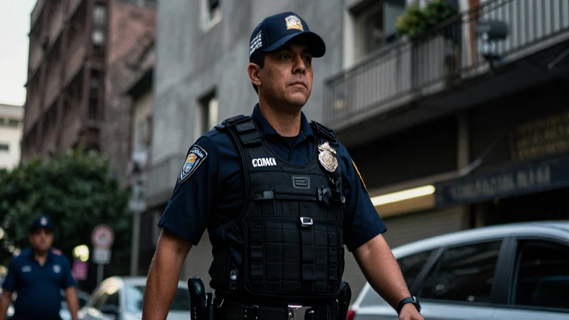Oficial de CDMX en drama urbano cinematográfico