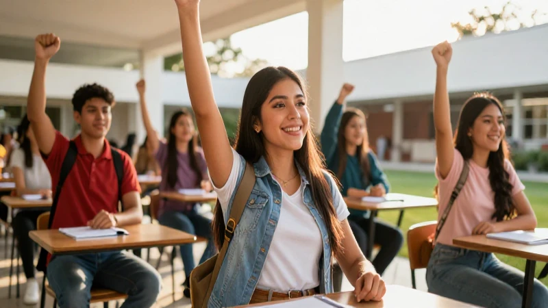 Jóvenes mexicanos triunfan en campus moderno
