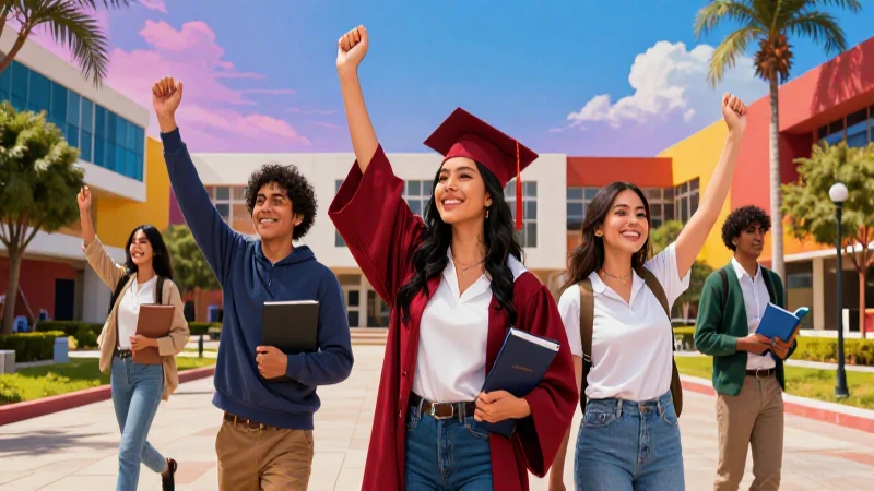 Estudiante mexicano celebra su gran logro académico