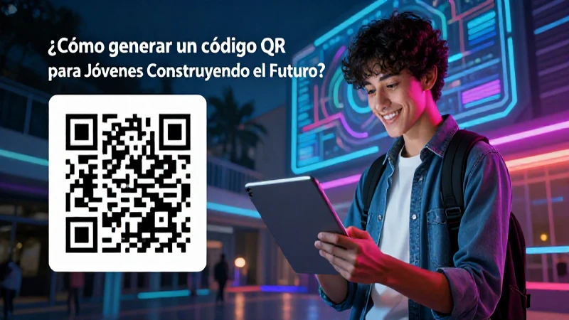 Código QR para Jóvenes Construyendo el Futuro