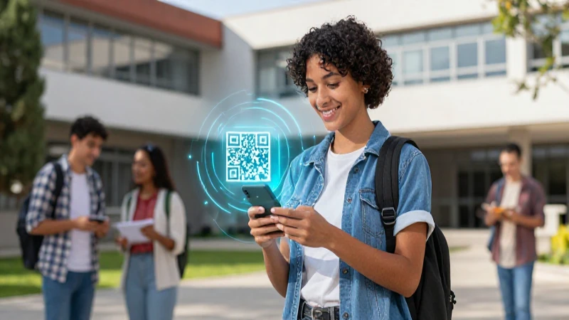 Escanea códigos QR para ver la información