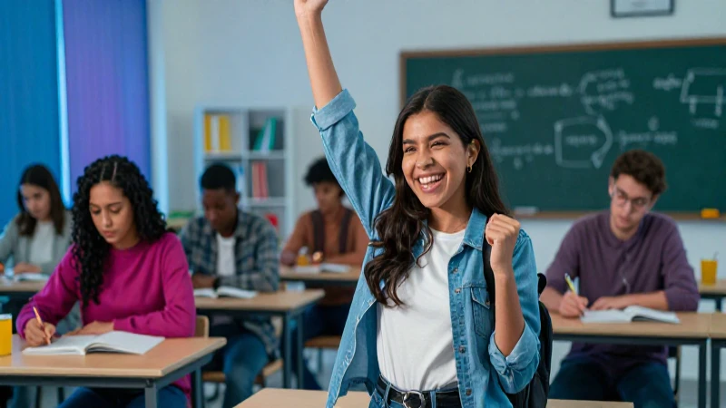 Estudiante mexicano joven logra éxito en entorno moderno