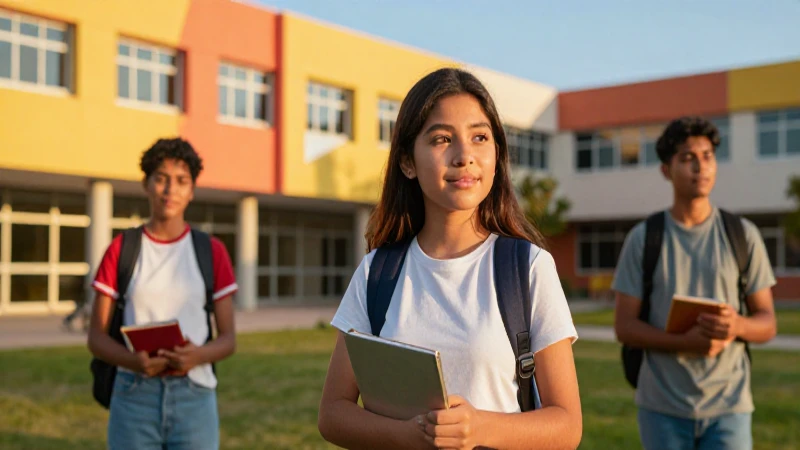 Joven mexicano inspirado en campus moderno
