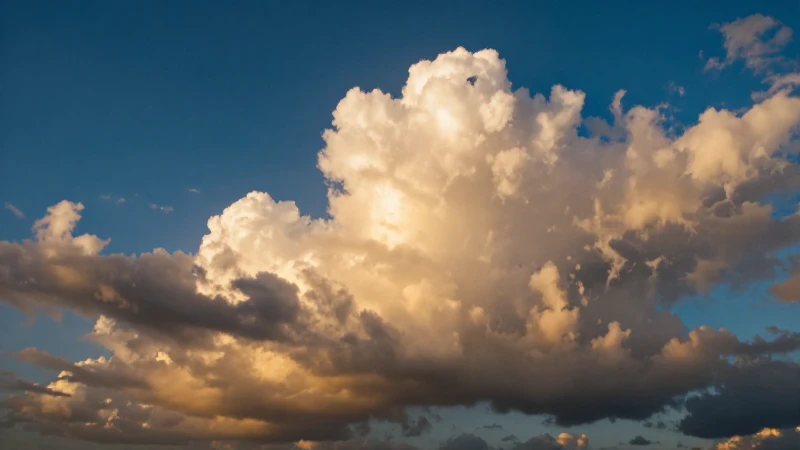 Paisaje mexicano dinámico con nubes vívidas