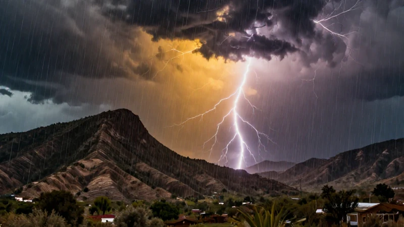Paisaje mexicano dramático bajo luz contrastada