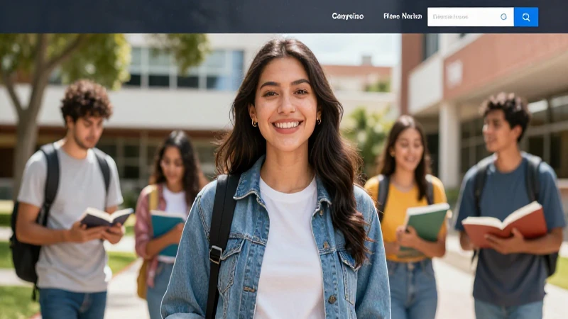 Estudiante mexicano sonriente en campus con éxito académico