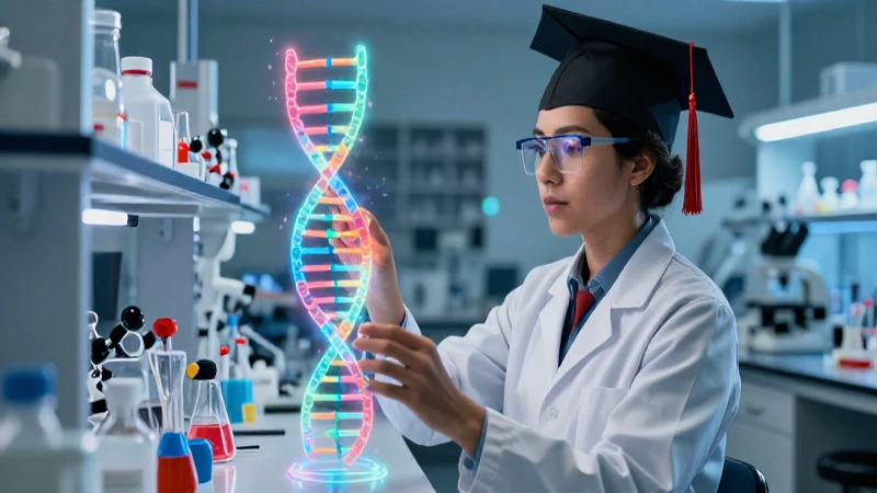 Cuáles son las mejores maestrías en Biología Molecular 2 Estudiante mexicano estudia ADN holográfico