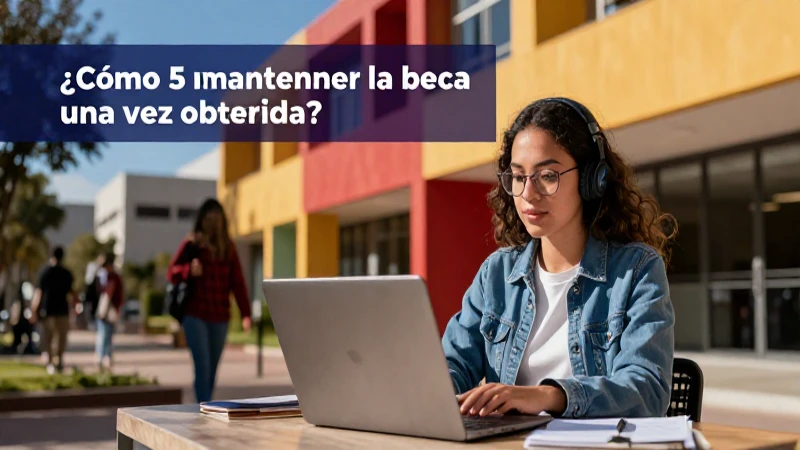 Mantener la beca: guía y consejos