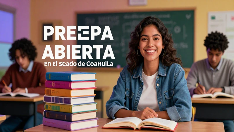 Proceso de inscripción a Prepa Abierta Coahuila