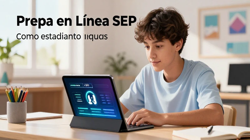 Recursos y apoyo para la Prepa en Línea SEP