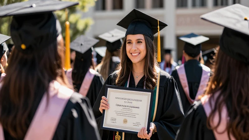 Certificado de graduación UDG