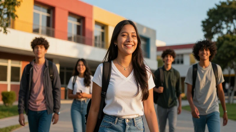 Cómo obtener la certificación de la Beca Benito Juárez 4 Estudiante mexicano feliz en campus vibrante
