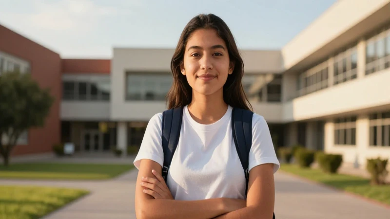 Cómo obtener una beca Benito Juárez para la preparatoria 9 4 Estudiante mexicano confiado en campus moderno