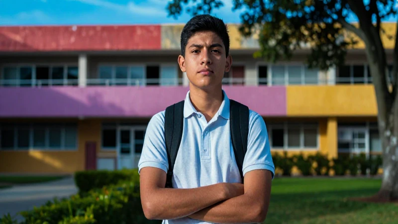 Estudiante mexicano busca éxito académico en la universidad