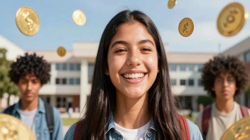 Retrato dinámico de estudiante mexicano exitoso