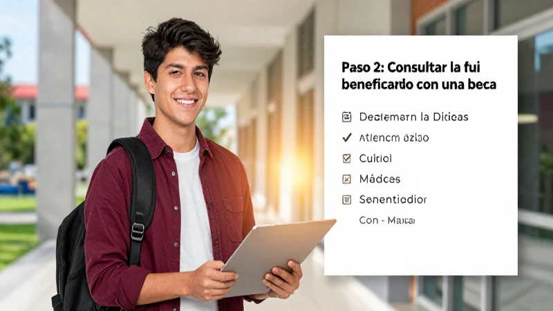 Consulta la lista de beneficiarios para saber si fuiste seleccionado