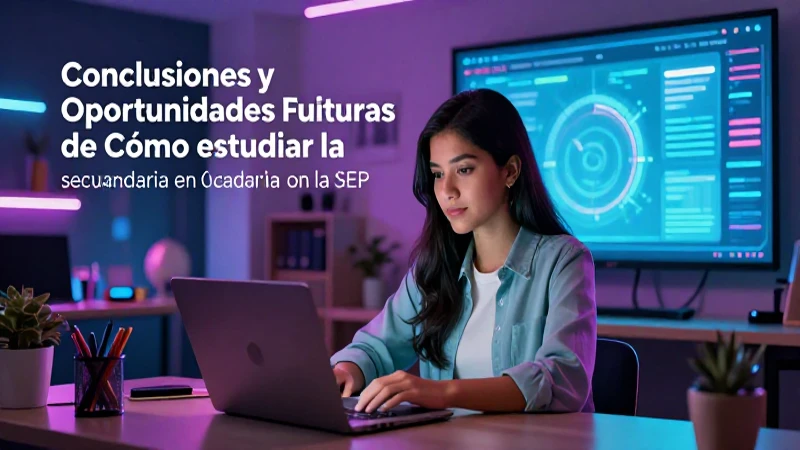 SEP: Cómo estudiar secundaria en línea