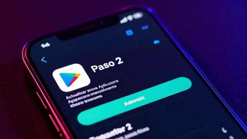 Actualización de aplicaciones en Android