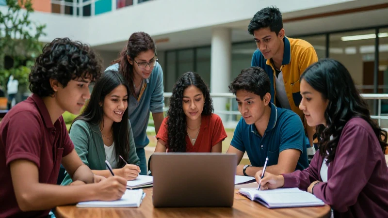 Estudiantes mexicanos colaboran en campus moderno